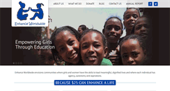 Desktop Screenshot of enhanceworldwide.org